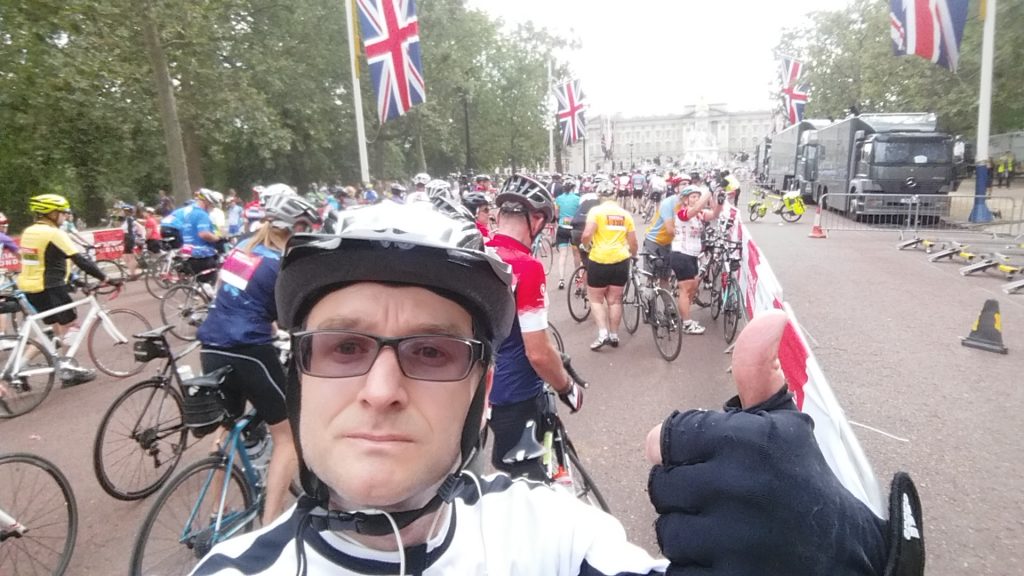 Prudential Ride London - David Quinlan Finish Line