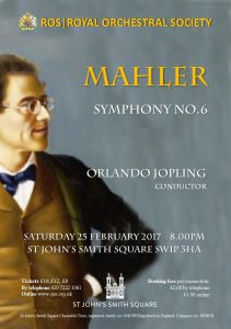 Royal Orchestral Society Mahler 6