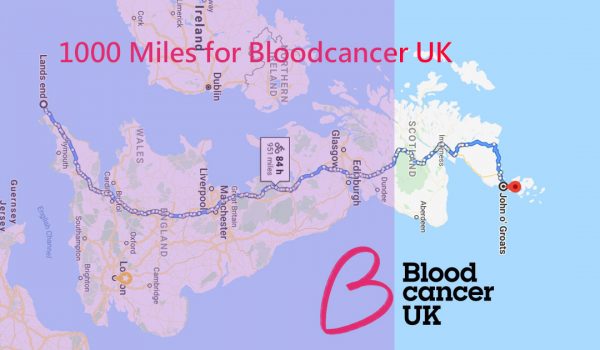 1000 Miles for Blood Cancer UK