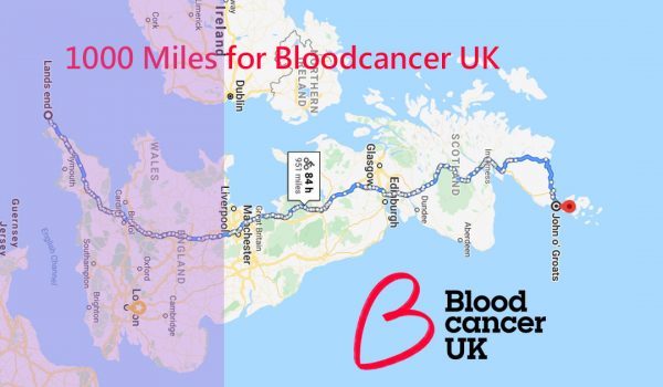 1000 miles for Blood Cancer UK